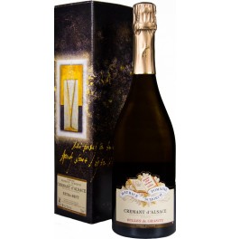 Игристое вино Domaine Maurice Schoech, "Bulles de Granite" Extra Brut, Cremant d'Alsace AOC, gift box