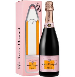 Шампанское Veuve Clicquot, Brut Rose, gift box "Magnet Message"