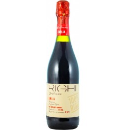 Игристое вино Righi, Lambrusco Rosso, Emilia IGT