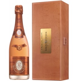 Шампанское "Cristal" Rose AOC, 2008, wooden box, 1.5 л