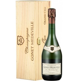 Шампанское Champagnes Gonet-Medeville, "Champ d'Alouette" Extra Brut, Le Mesnil sur Oger Grand Cru, 2004, gift box