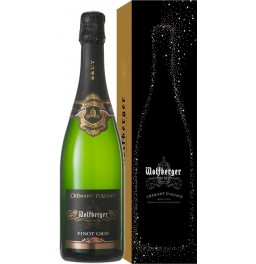 Игристое вино Wolfberger Cremant d'Alsace Pinot Gris, gift box