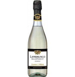 Игристое вино "Casetta S. Maria" Lambrusco Bianco dell'Emilia IGT Amabile