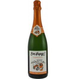 Игристое вино "Bon Voyage" Chardonnay, Alcohol Free