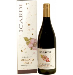 Игристое вино Icardi, "La Rosa Selvatica", Moscato d'Asti DOCG, 2018, gift box