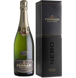Игристое вино Ferrari, "Perle Nero", Trento DOC, 2010, gift box