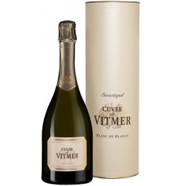 Игристое вино "Кюве де Витмер" Блан де Блан, в подарочной тубе