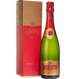Игристое вино Lucien Albrecht, Brut, Cremant d'Alsace AOC, gift box, 1.5 л