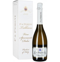 Игристое вино "F&amp;Perini" Trebbiano Dolce, gift box