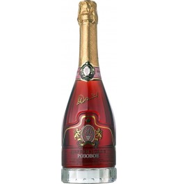 "Дербентское", Российское шампанское, розовое полусладкое, сувенирная бутылка