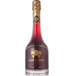 Игристое вино "Дербентское" Красное Полусладкое, сувенирная бутылка