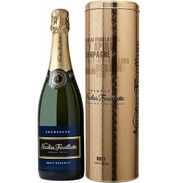 Шампанское Nicolas Feuillatte, Brut Reserve Particuliere, in gold tube