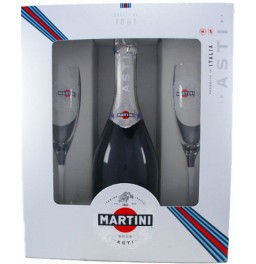 Игристое вино Asti "Martini", 2 glasses pack