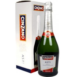 Игристое вино Cinzano, Asti Spumante DOCG, gift box with 2 glasses