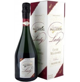 Шампанское Paul Goerg, Brut Millesime Premier Cru "Cuvee Lady F.", 2002, gift box
