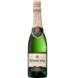 Игристое вино "Крымград" белое полусладкое