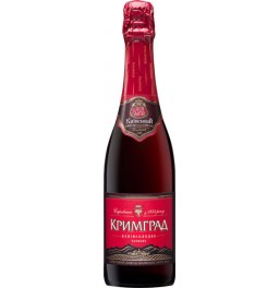 Игристое вино "Крымград" красное полусладкое