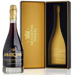 Игристое вино Artemovsk Winery, "Soloking" Red semi-sweet, gift box