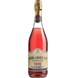 Игристое вино Chiarli 1860, "Mirabello" Rosato, Lambrusco dell'Emilia IGT