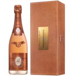 Шампанское "Cristal" Rose AOC, 2006, in wooden box, 3 л