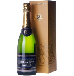 Шампанское Champagne Lete-Vautrain, Traditionnel Brut, Champagne AOC, gift box