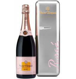 Шампанское Veuve Clicquot, Brut Rose, metal fridge box
