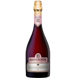 Игристое вино "Абхазское Шампанское" Розовое полусладкое