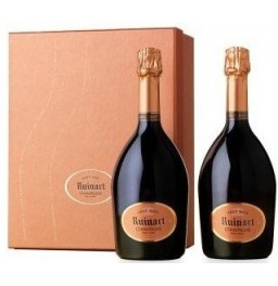 Шампанское Ruinart, Rose, gift set of 2 bottles in box