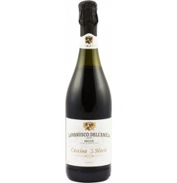 Игристое вино "Cascina S. Maria" Rosso Secco, Lambrusco dell'Emilia IGT