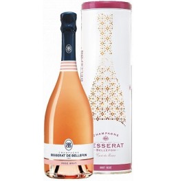 Шампанское Besserat de Bellefon, "Cuvee des Moines" Brut Rose, in tube