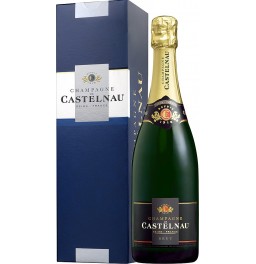 Шампанское "Champagne de Castelnau" Brut, Champagne AOC, gift box
