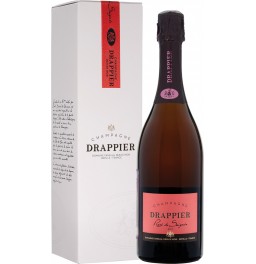 Шампанское Champagne Drappier, Brut Rose, Champagne AOC, gift box