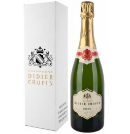 Шампанское Didier Chopin, Demi-Sec, Champagne AOC, gift box