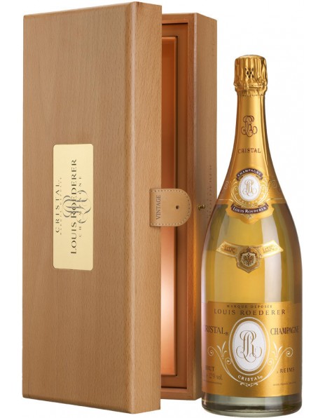 Шампанское "Cristal" AOC, 2009, wooden box, 1.5 л