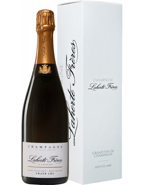 Шампанское Laherte Freres, Blanc de Blancs Brut Nature Grand Cru, Champagne AOP, gift box