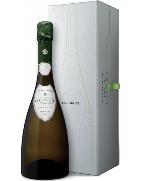 Шампанское Philippe Gonet, "Belemnita" Blanc de Blancs Grand Cru Brut, gift box