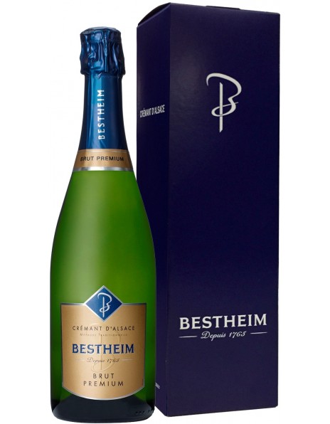 Игристое вино Bestheim, Cremant d'Alsace Brut AOC, gift box