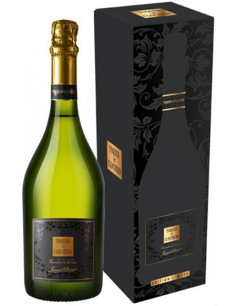 Игристое вино "Toques et Clochers" Limited Edition, Cremant de Limoux AOC, 2014, gift box