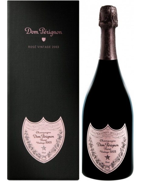 Шампанское "Dom Perignon", Rose Vintage 2003 Brut, gift box, 1.5 л