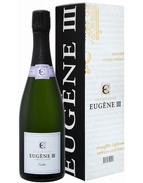 Шампанское "Eugene III" Tradition Brut, Champagne AOC, gift box