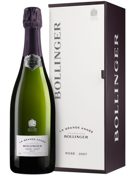 Шампанское Bollinger, "La Grande Annee" Rose Brut AOC, 2007, gift box