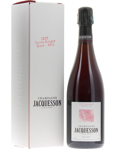 Шампанское Jacquesson, "Dizy" Terres Rouges, Rose Extra Brut, 2011, gift box, 1.5 л