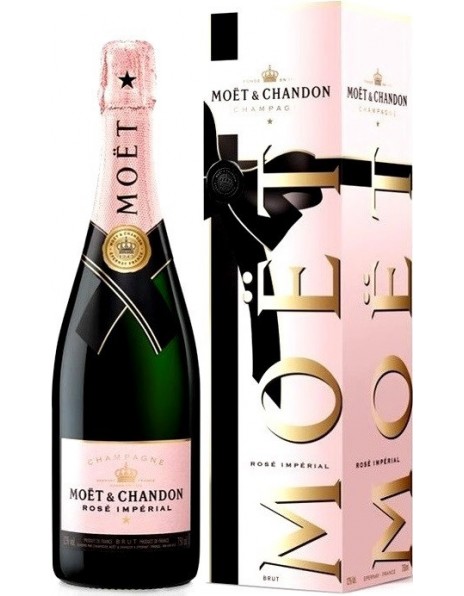 Шампанское Moet &amp; Chandon, Brut "Imperial" Rose, gift box "Live Theis"