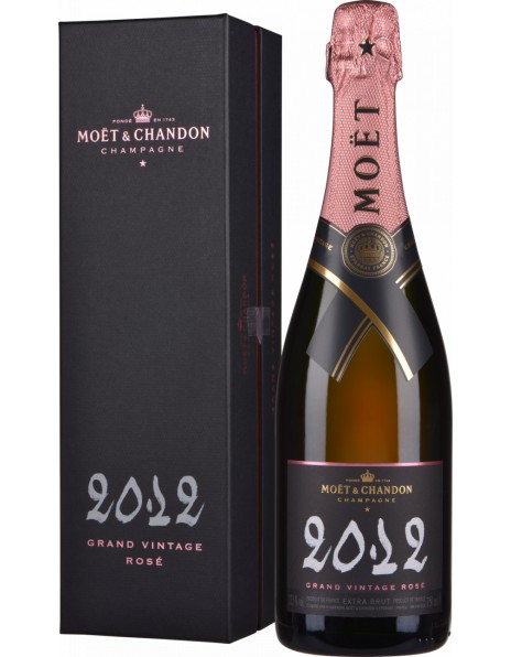 Шампанское Moet &amp; Chandon, "Grand Vintage" Rose, 2012, gift box