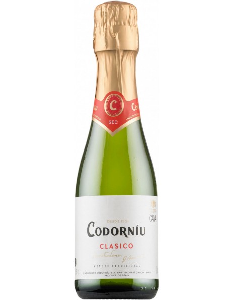 Игристое вино "Codorniu" Clasico Sec, 375 мл