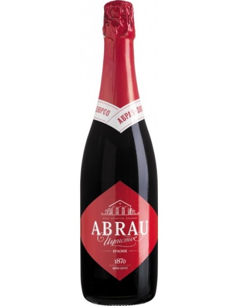 Игристое вино "Абрау" Красное полусладкое