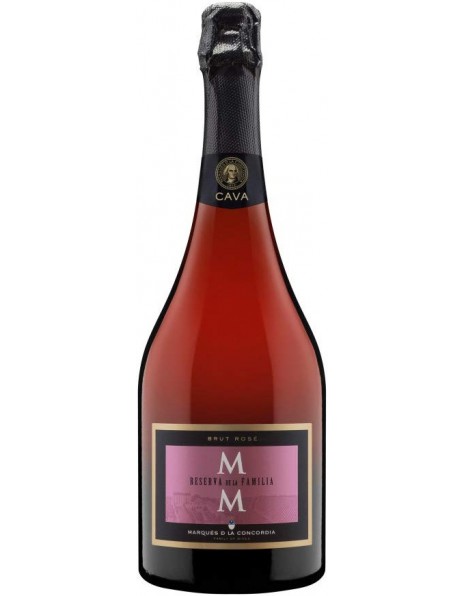 Игристое вино Marques de la Concordia, "MM" Reserva de la Familia Brut Rose, Cava DO