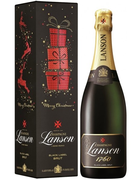 Шампанское Lanson Black Label Brut, gift box
