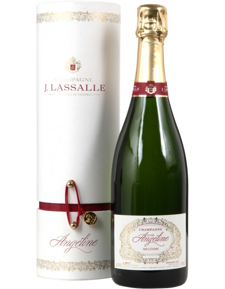 Шампанское J. Lassalle, "Cuvee Angeline" Brut, Premier Cru Chigny-Les-Roses, 2009, gift box