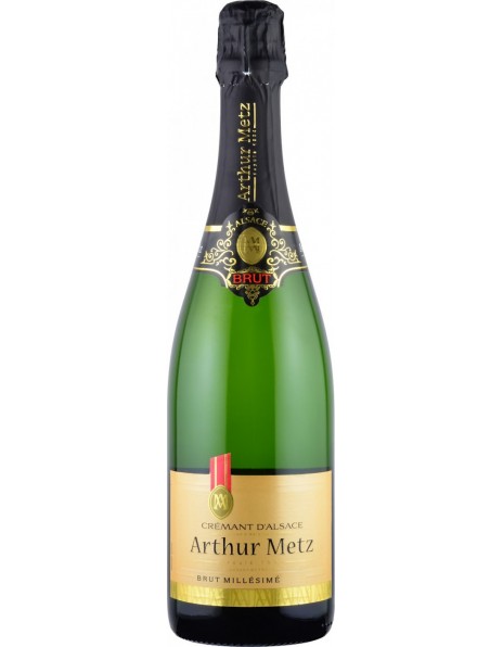 Игристое вино Arthur Metz, Brut Millesime, Cremant d'Alsace AOP